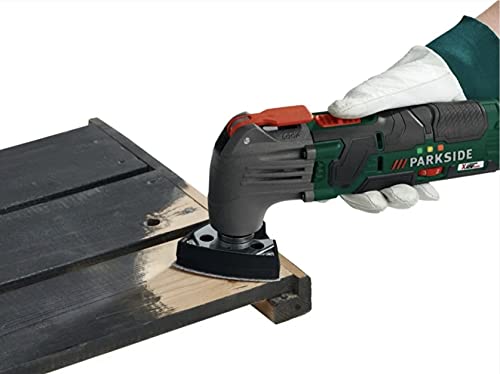 Outil multifonction Parkside 12V avec batterie pour coupe sciage et ponçage