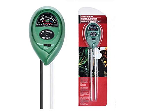 Soil PH Meter Soil Moisture Sensor 3-in-1 Soil Moisture/Light/pH Test Kit for Indoor/Outdoor Plants...