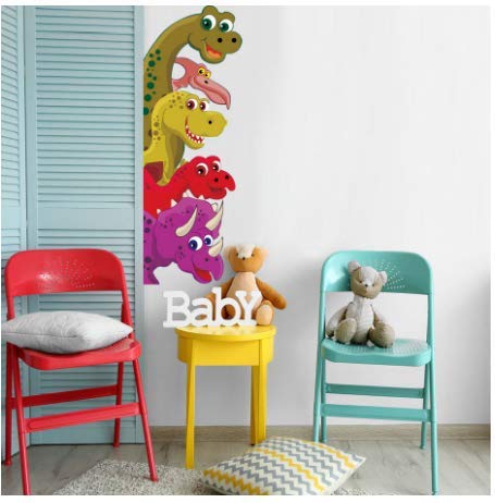 Dinosaurs Behind The Door Decals Dinosaur Wall Decals Peel & Stick Removable Stickers For Children Kids Bedroom Living Room Mural Wall Art #TOP5