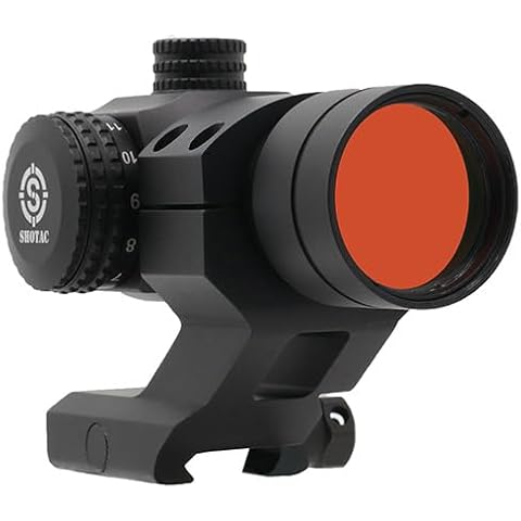 SHOTAC Red Dot Sight ST008,2 MOA dot Size, Submersible to 10 feet (3 Meters) IPX8 Waterproof & Shockproof Over 15,000 Rounds of .223 Cover