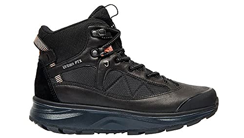 JOYA Montana Boot PTX Black - Damen Wanderstiefel aus gewachstem Nubukleder und Nylontextil - Wasserabweisend - 37