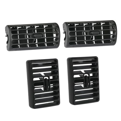 omoZone 4Pcs Dashboard Air Duct Vent AC Heater Louver Outlet Grille Compatible with 1997-2006 Jeep Wrangler TJ 1997-2001 Cherokee Replaces 5FS10DX9 5DP55TAZ 5FS10LAZAB