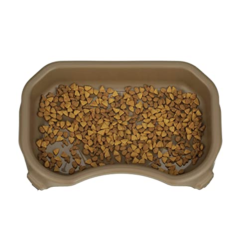 Image of Neater Pet Brands Large Capacity Cat Bowls, Water Bowl for Cats, Reptiles, Chickens, Birds, & Small Animals, Cat Food Bowl (6 Cups), Indoor or Outdoor Water Trough & Feeder, Champagne