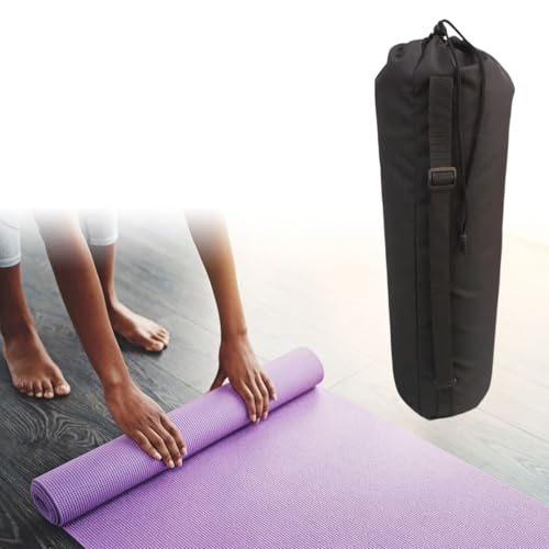 Borsa per Tappetino Yoga, Porta Tappetino Yoga, Sacca per Tappetino Palestra con Tracolla Regolabile, Sacca Custodia Tappeto Palestra e Pilates, Multifunzionale, Borsa da Yoga da Donna, 117*20CM