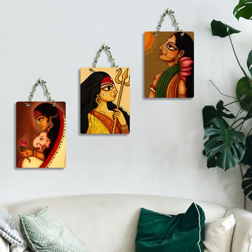 Image of Sehaz Artworks Home Decoration Items for Living Room | Wall Hanging Decoration | Wall Decor Items for Living Room | Pooja Room Decorations Items | Decorative Items for Living Rooms