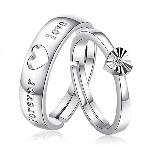 Bague alliance en argent véritable et cœur poli, un bijou d'exception raffiné