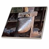3dRose Romania, Transylvania, Viscri, Blacksmith Tools of the Trade. 12 Inch Ceramic Tile