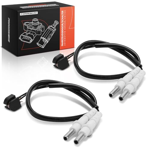 Image of Frankberg 2x Brake Pad Wear Sensor 2-Pin Disc brake Front Replace# 443303