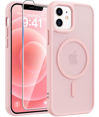 Image of FNTCASE for iPhone 12 / 12 Pro Case, with Screen Protector, Fit for Magsafe