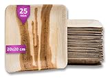 OHNE CHEMIE – Nur die natürlich herabgefallenen Palmenblätter werden unter Hitze gepresst und so zu Tellern und Schalen geformt. Das Palmgeschirr ist daher plastikfrei, naturbelassen, kompostierbar und ideal für Ihre Lebensmittel