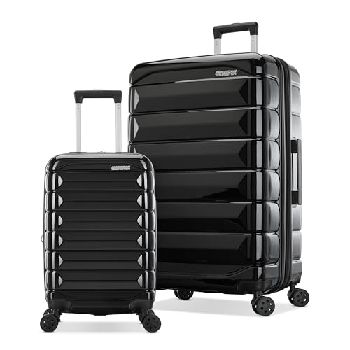 Image of American Tourister Kontour 2-Piece Luggage Set - Carry-on & Large - Black