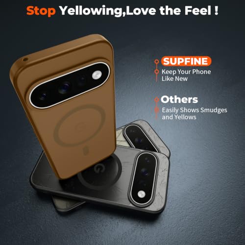 Image of SUPFINE Magnetic for Google Pixel 11 Case - Brown