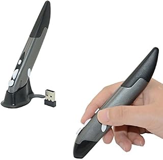 2.4GHz USB Wireless Optical Pen Mouse Smart Mouse for PC Laptop Computer (Grey)