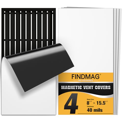 FINDMAG 4 Pack Magnetic Vent Covers, 8