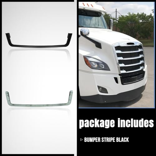 Image of Front Bumper Center Trim Compatible with 2018-2023 Freightliner Cascadia,Bumper Center Black Trim
