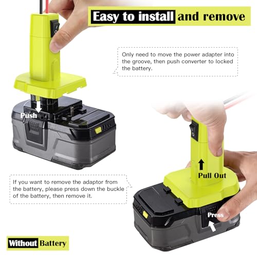 Choikwong 14034 Power Wheels Adapter For Ryobi 18V Battery Adapter Power Wheels Battery Conversion Kit thumb #4