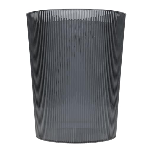 Papelera redonda de plástico para hogar y oficina