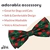 Huxley & Kent Bow Tie for Pets | Scottish Check (Large) | Holiday Bow Tie Collar Attachment | Fun Bow Ties for Dogs & Cats | Cute, Comfortable, and Durable | H&K Bow Tie #1