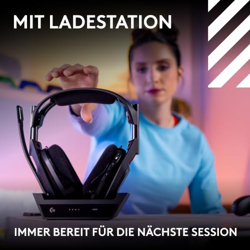 Logitech G Astro A50 Lightspeed, Kabelloses Gaming-Headset + Basisstation – Ansicht 2