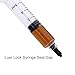Blunt Tip Food Syringe with Needle - Resin Refilling Glue Lube Liquid Plastic Syringes, 12Pack-5ml/cc Syringes for Lip Gloss Base Ink Precision Oil Craft Applicator