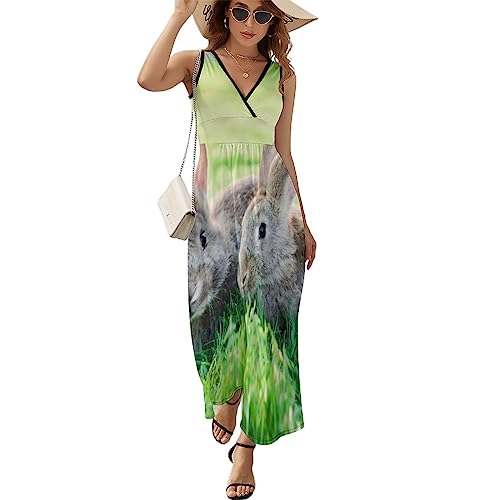 Robe à volants pour femme coupe premium aux motifs fleurs et oiseaux