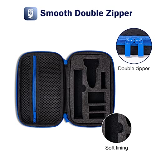 ProCase Hard Travel Case for Gillette Styler Beard Trimmer for Man, Carrying Organizer Storage Bag for Hair Clippers Electric Body Shaver Razor, Father’s Day Gift -Black