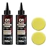 2pcs D1 Glass Polishing Liquid,Car Windshield Cleaner, Oil Film Remover,Convient pour le Nettoyage des Vitres de Voiture Stain Removal,Enlever les Petites Rayures