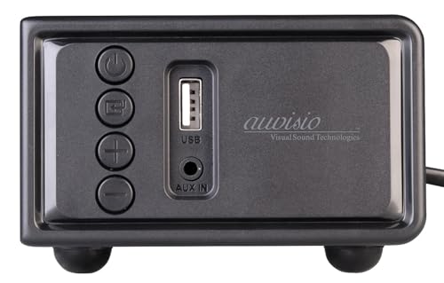 auvisio Soundbox: 2.1-Soundbar mit integriertem Subwoofer, 180 W, Bluetooth 5, HDMI, AUX (Soundbar Für Fernseher, mit eingebautem Subwoofer, BT) – Bild 6