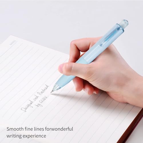 Bolígrafos Retráctiles de Tinta Negra Gel Punta Fina 0.5mm (Pack 6) miniatura 3