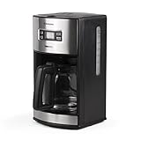 Westinghouse WCM12BSSA Select Series 12 Cup Programmable Coffee Maker, Black - Amazon Exclusive, Stainless Steel