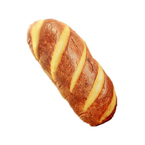 PimeO Almofada de Pão 3D Simulação de Pão, Encosto de Pelúcia Brinquedos Almofada de Cochilo - 2#