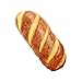 RK-HYTQWR Simulación 3D Mantequilla Pan Almohada Suave Relleno Respaldo Juguetes Cojín para la Siesta de Alimentos, 40CM Simulación 3D Almohada de Pan de Mantequilla