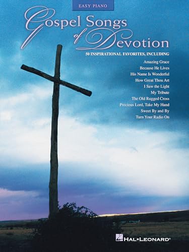 Gospel Songs of Devotion | Easy Piano Songbook for Beginners | 50 Inspirational Christian Hymns | Hal Leonard Sheet Music for Piano | Church Worship ... Learning (Easy Piano (Hal Leonard))