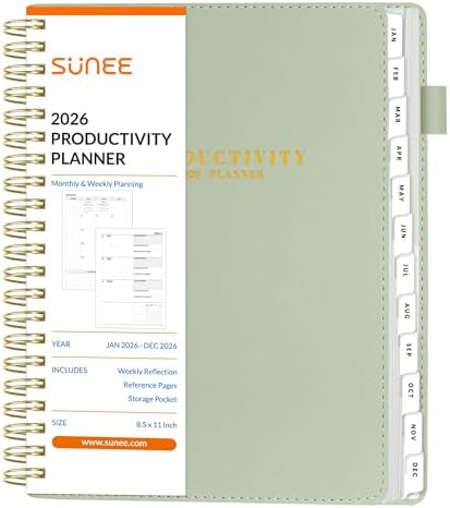 SUNEE 2026 Planner 8.5