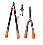 Patio Paradise i-Graden 3 Piece Tree & Shrub Care Set with Pruner, Lopper and Hedge Shear