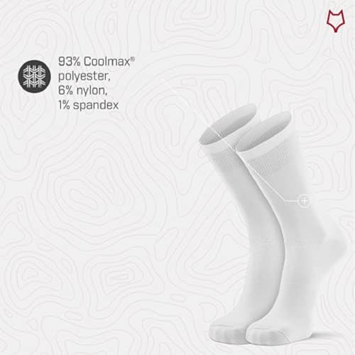 FoxRiver Women's Dry Ultra-Lightweight Crew Liner Coolmax Thin Fabric for Comfort | Breathable | Moisture-Wicking | Boot Sock4