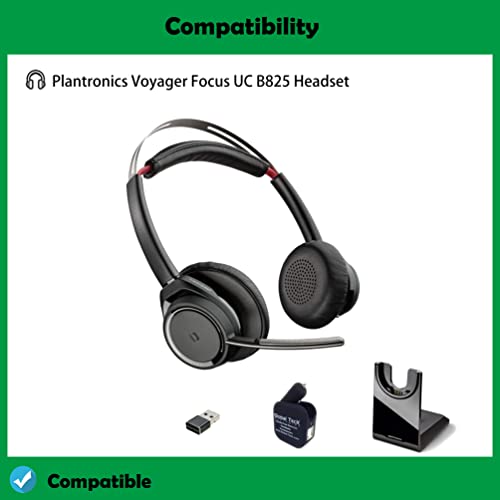 Repuestos Almohadillas para Auriculares Supreme Comfort Compatibles con Plantronics Voyager Focus UC B825 miniatura 2