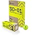 Seed SD-01 The Pro One- 3-piece Urethane Premium Golf Ball - Bright Yellow