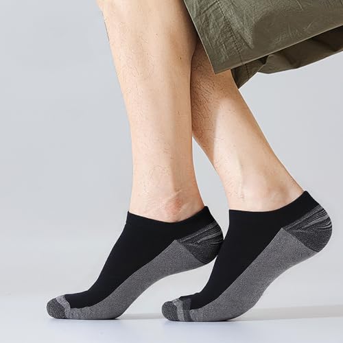 Image of 12-30 Pairs Low Cut Ankle Socks for Men Thin Breathable Casual No Show Athletic Socks Bulk
