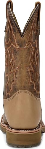 DOUBLE-H 11" Dwight Steel Toe Western Boots for Men - Texon Insole with Cork Inlay, Oil- and Slip-Resistant I.C.E. Outsole, EH-Rated and Made in USA4