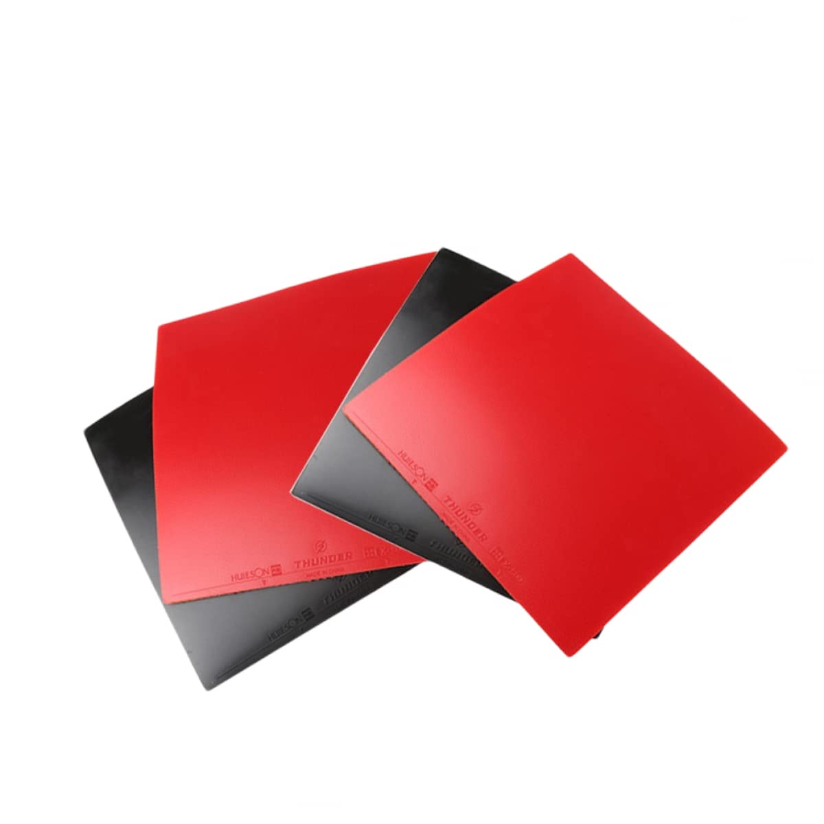 4 Gomme Per Racchetta Ping Pong - 2 Nere E 2 Rosse, Ricambio Alta Qualità Per Miglior Controllo E Velocità - Foto 3