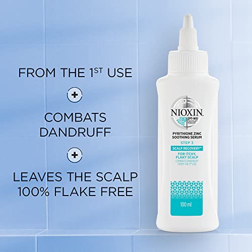 Nioxin Scalp Recovery Step 3 Soothing Serum For Itchy, Flaky Scalp, Anti-Dandruff Treatment With Pyrithione Zinc, 3.38 Oz #TOP1