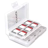 Lucylanker Game Card Schutzhülle Für Nintendo Switch lite, Tragbar und Dünn, Schutzhülle Aufbewahrungsbox for Nintendo Switch Games Cards,12 Schlitze für Game-Karten und 12 für SD Schlitze (Weiß)