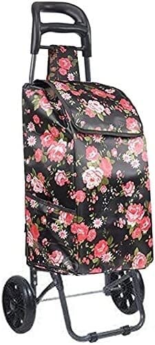 Einkaufstrolley Faltbarer Einkaufswagen Faltbarer Einkaufswagen , Leichter Einkaufswagen Mit Großer Kapazität , Mit 2… – Bild 3