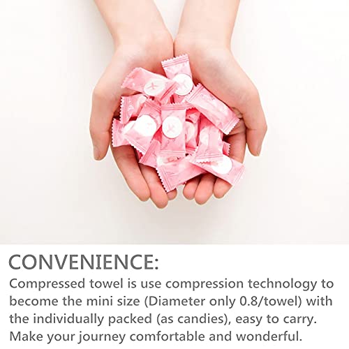 Vanfn Travel Duffel Bag And Disposable Towel, Compressed Towel, Mini Disposable Compressed Washcloth, Cotton Portable Disposable Compressed Towels Perfect For Travel, Home & Outdoor Activities #TOP6