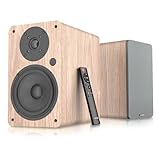 【VOLLSTÄNDIGE KONNEKTIVITÄT】Der monitor lautsprecher A5 ARC bietet zahlreiche anschlussmöglichkeiten. Bluetooth 5.0 für die musikwiedergabe von überall. Optisch und HDMI ARC machen sie zu hervorragenden TV Lautsprecher. RCA und USB, wodurch sich die möglichkeiten zur verwendung als PC Lautsprecher erweitern. Genießen sie die volle häusliche nutzung.