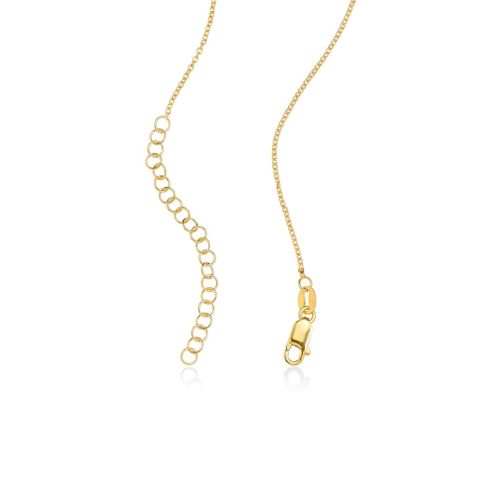 MyNameNecklace MYKA - Collar Corazones Entrelazados - Joyería para Mamá, Abuela, Novia - collar con nombre, inscripciones, letras - Regalos para mujer, Aniversario, Día del amor