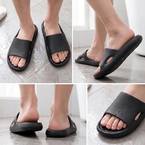 Image of Shower Shoes Quick-Dry Non-Slip Bathroom Slippers for Men & Women,Quick-Dry Non-Slip, Home Slides Dorms, Gym, Pool, Spa, Camping, Beach