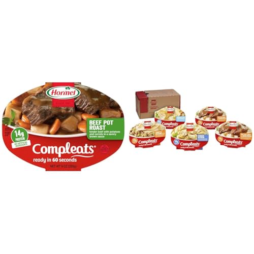 HORMEL COMPLEATS Beef Pot Roast Microwave Tray, 9 Ounce (Pack