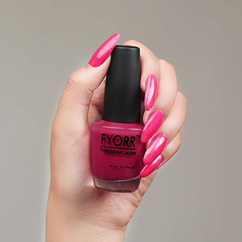 Image of FYORR 15ML Quick Dry Long Lasting Smooth Finish Nail Polish (Sexy Pink)
